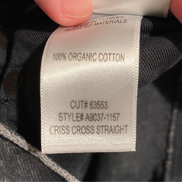 NEW Agolde Criss Cross Straight Jeans - Picture 6 of 7